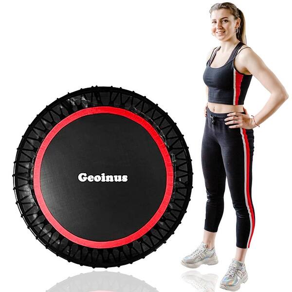 40" Rebounder Mini Trampoline. Protect Your Knees. Indoor Trampoline for Workout Fitness for